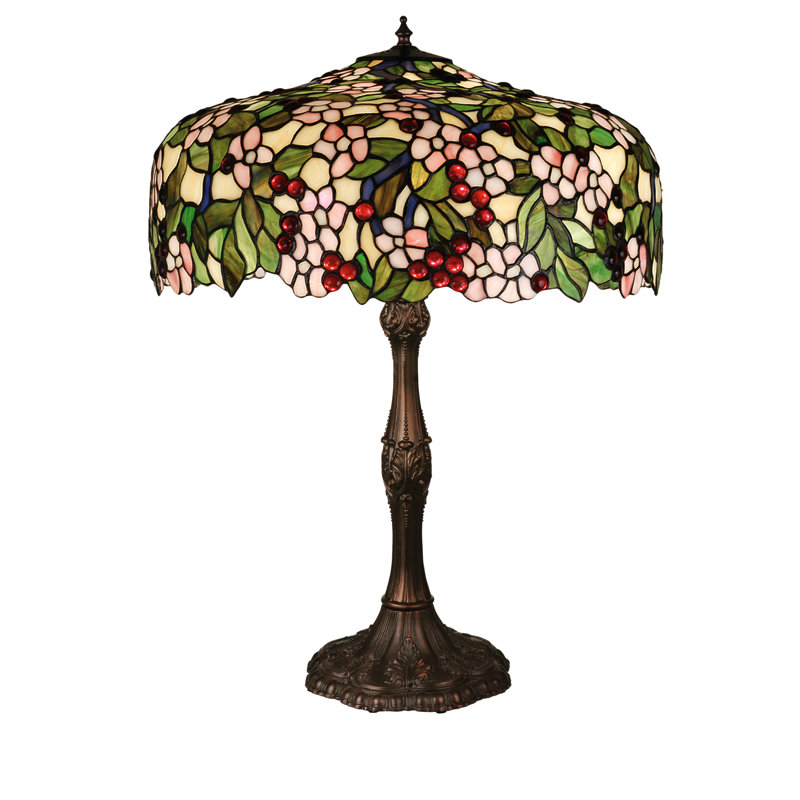 Meyda Tiffany Tiffany Cherry Blossom 28.5" Table Lamp Wayfair
